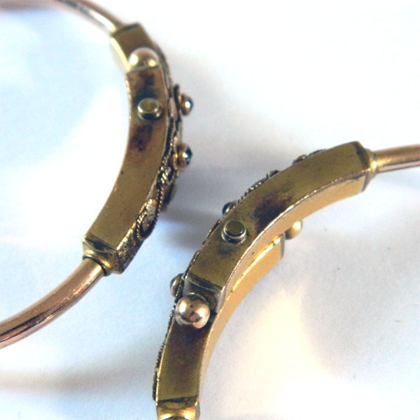 Antique gold filled bangle bracelet