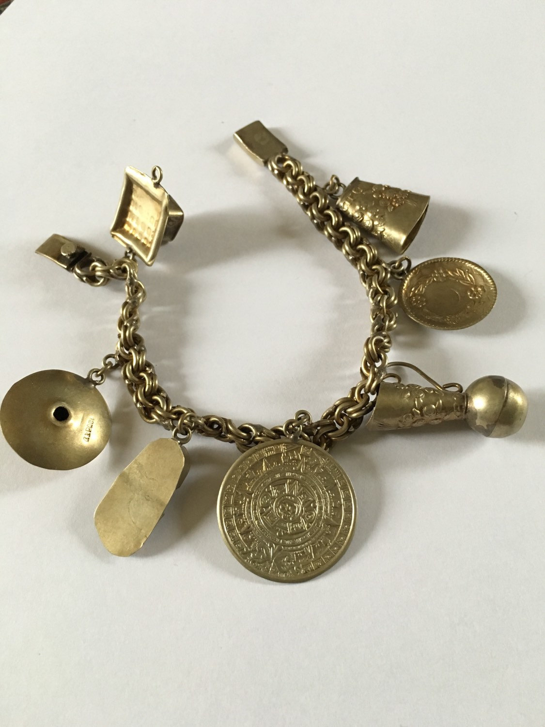 vintage charm bracelet