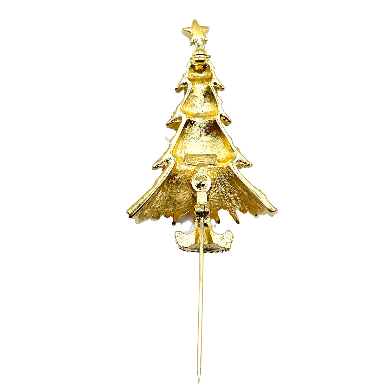 Christmas tree brooch