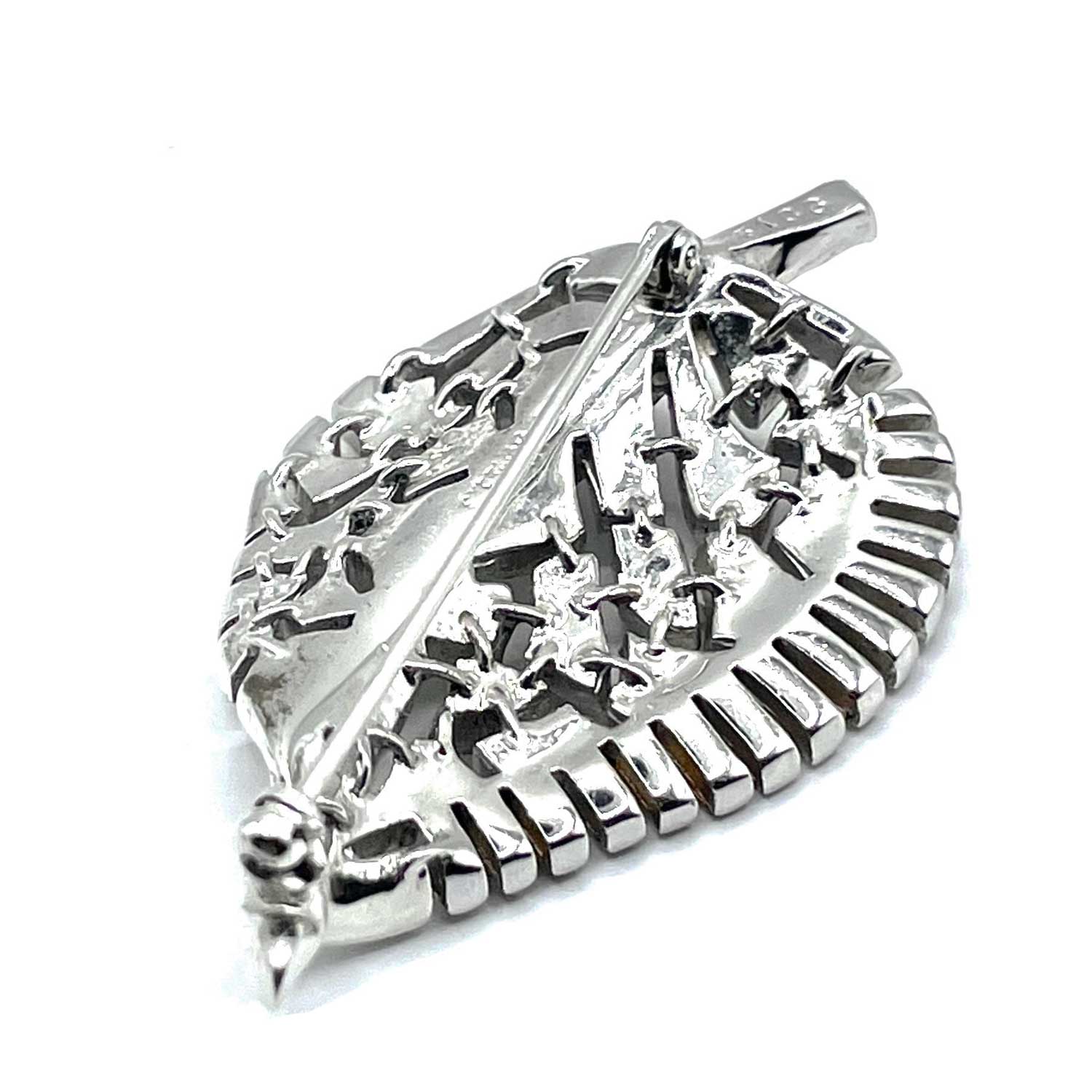 Boucher rhinestone brooch