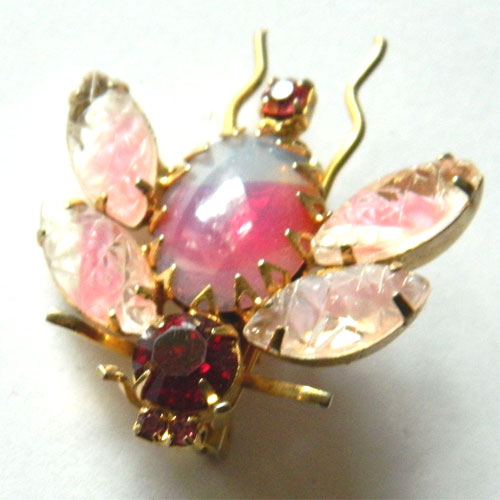 vintage bug brooch