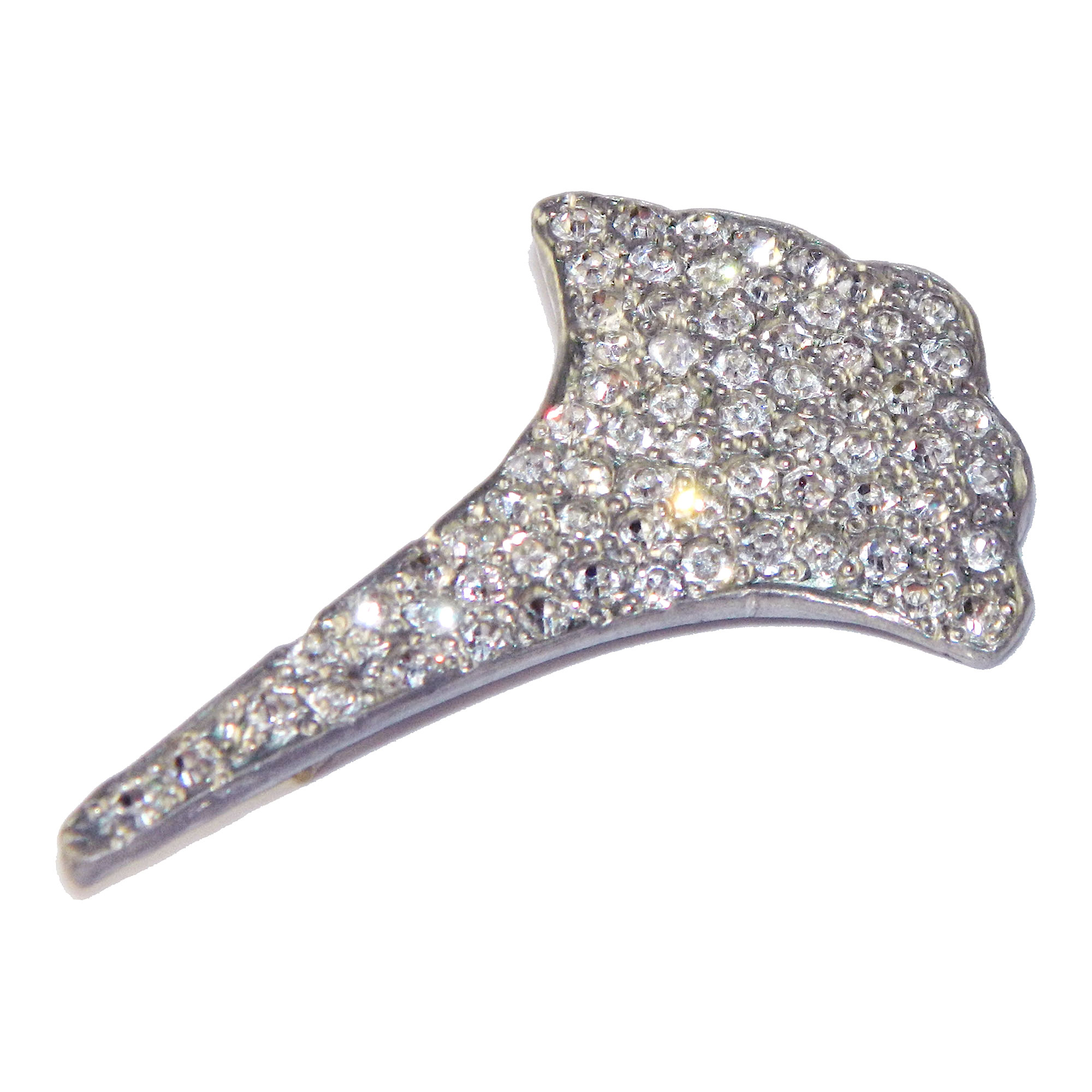 1930s rhinestone pave