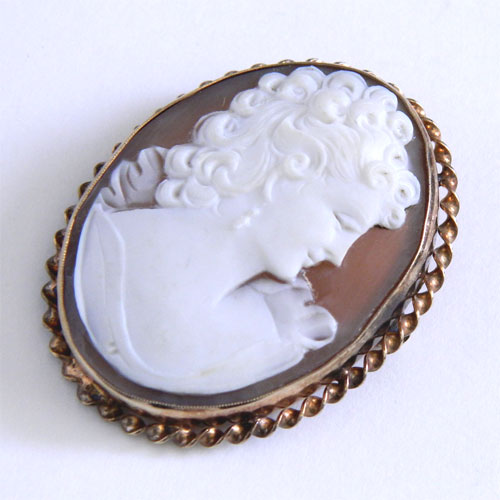 antique cameo brooch