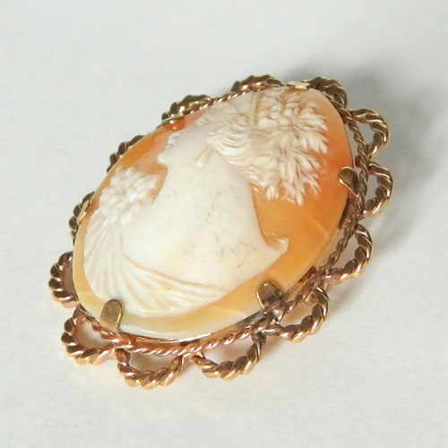 antique cameo brooch