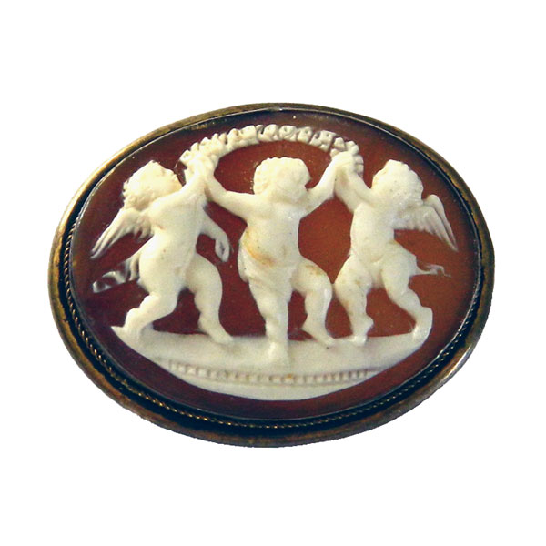 antique cameo brooch