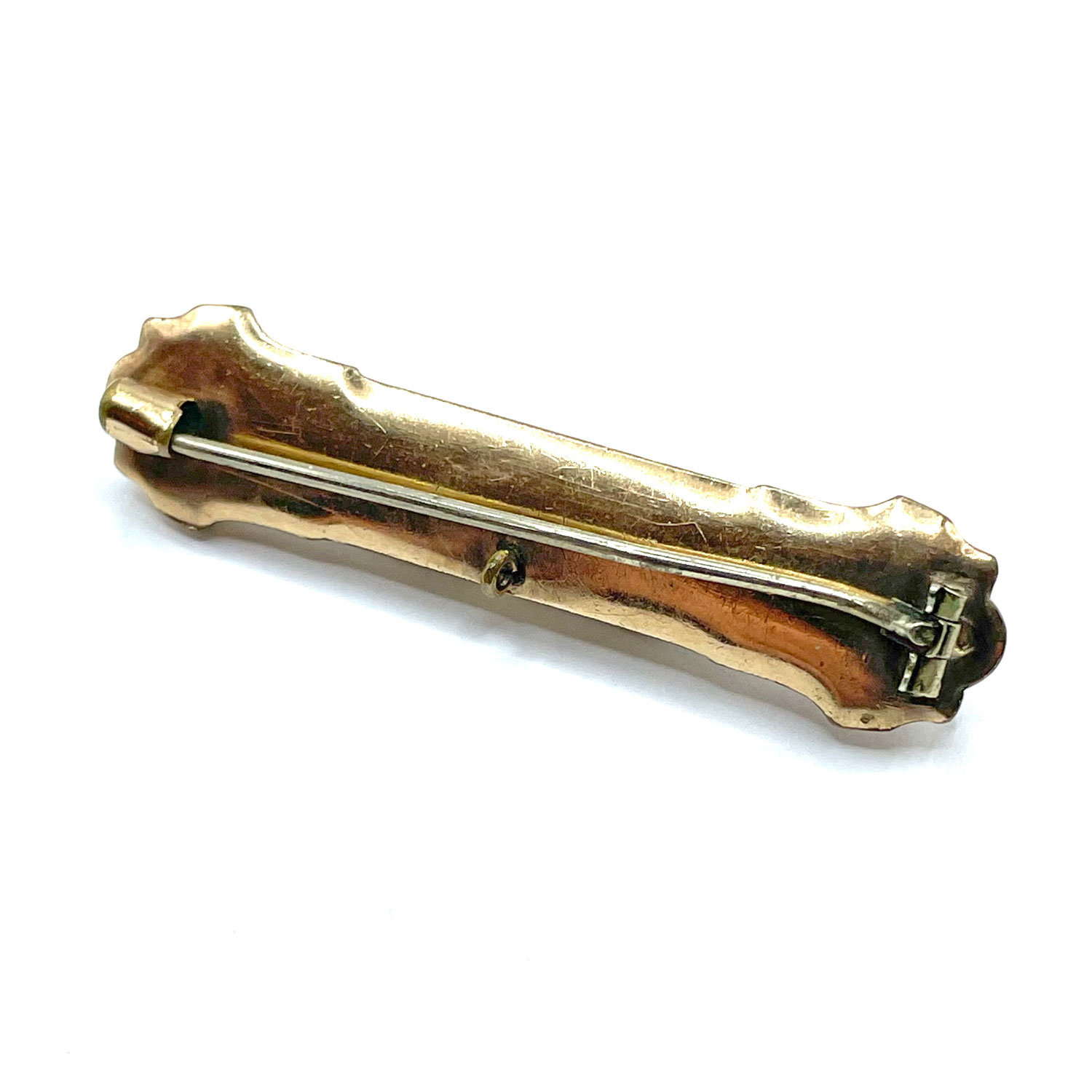 Victorian gold filled bar pin