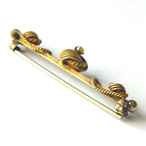 Victorian gold filled bar pin