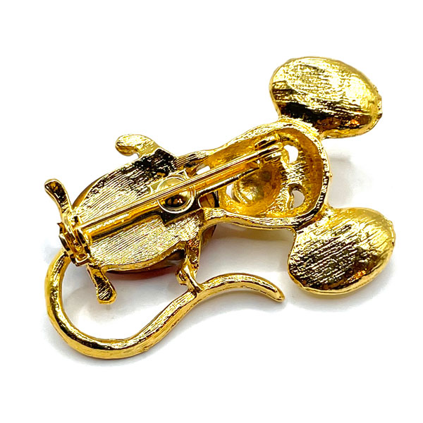 Jelly belly mouse brooch