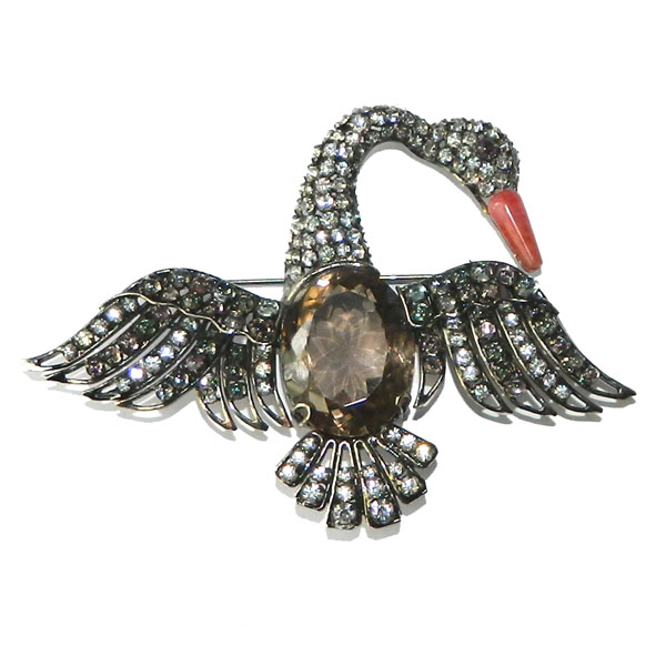 Iradj Moini bird brooch