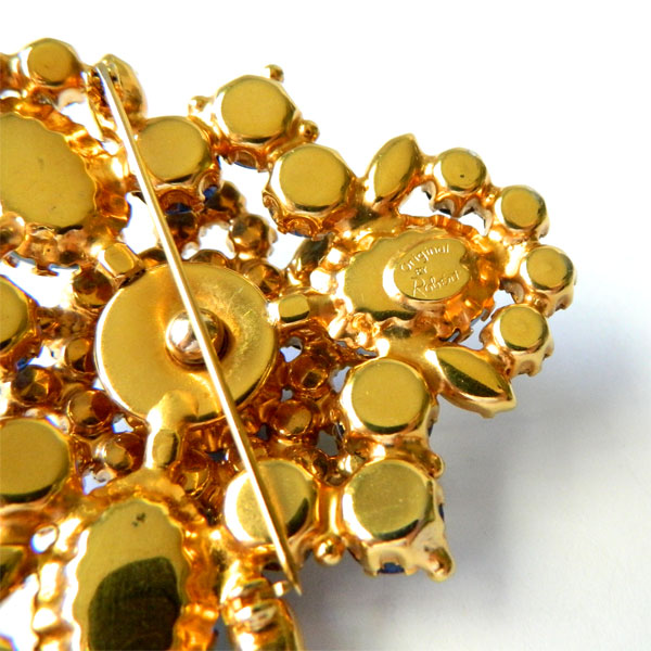 1950's Robért rhinestone brooch