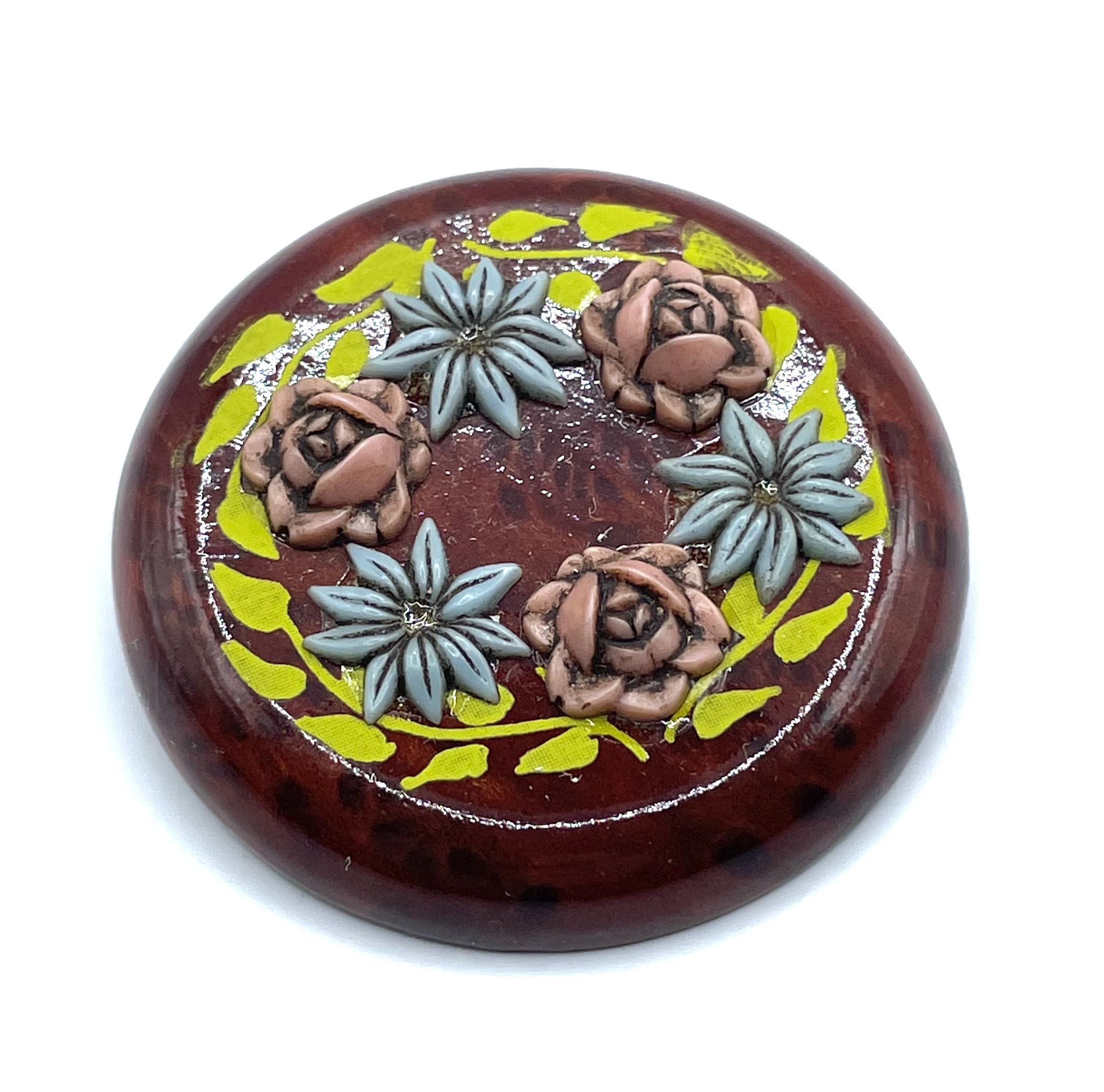 redwood brooch
