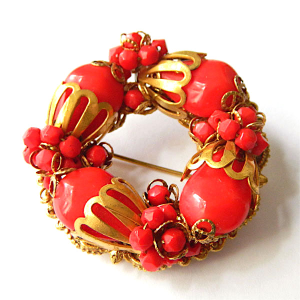 Miriam Haskell brooch