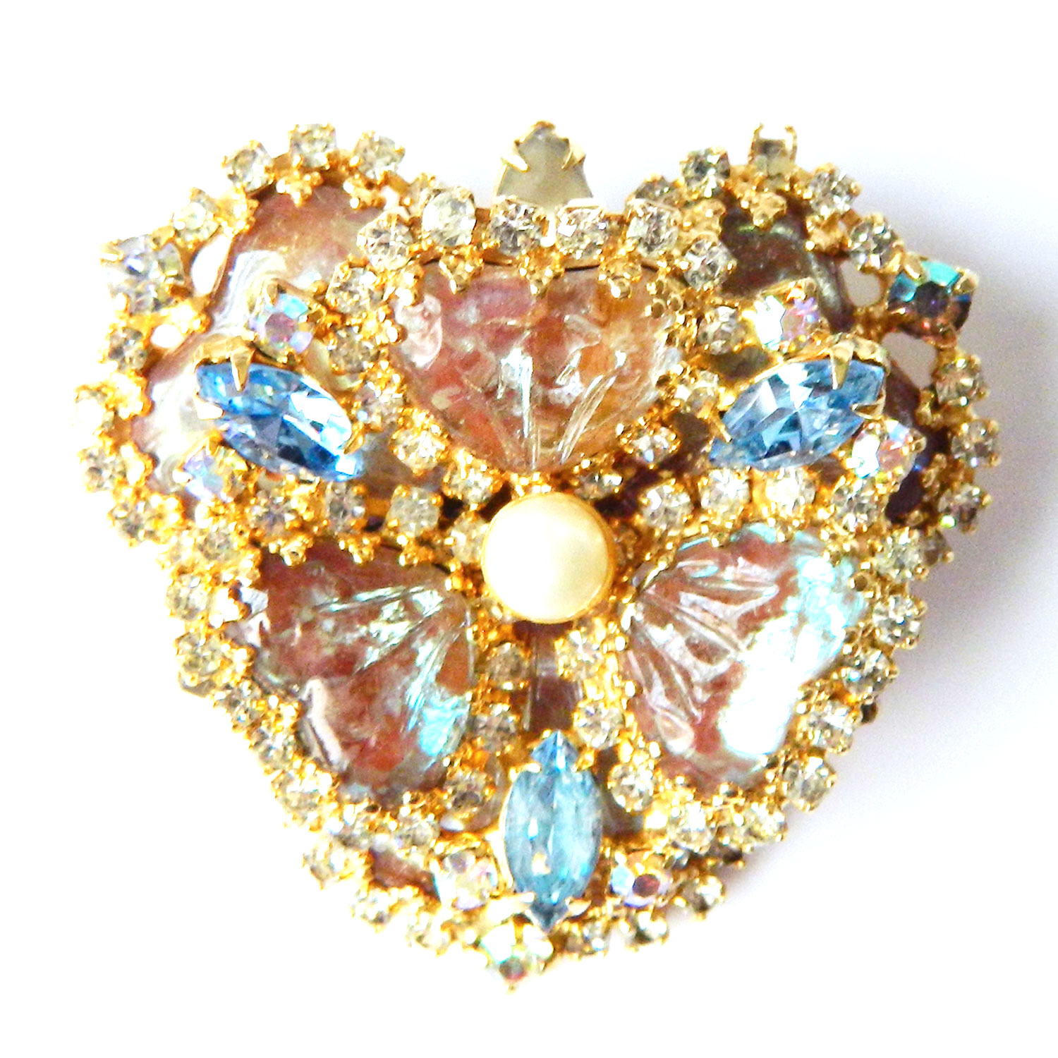 Hobé rhinestone brooch