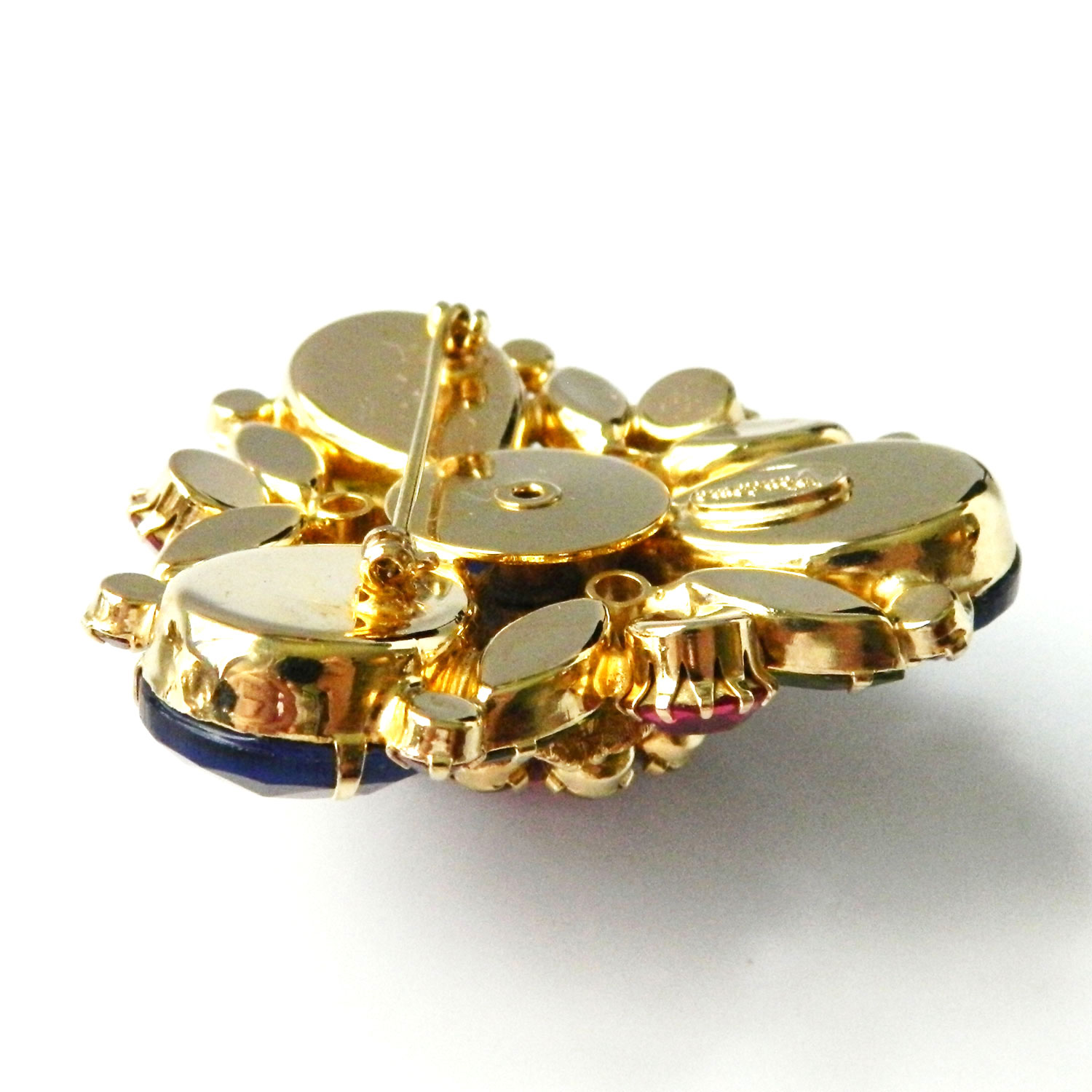 Vendome rhinestone brooch set