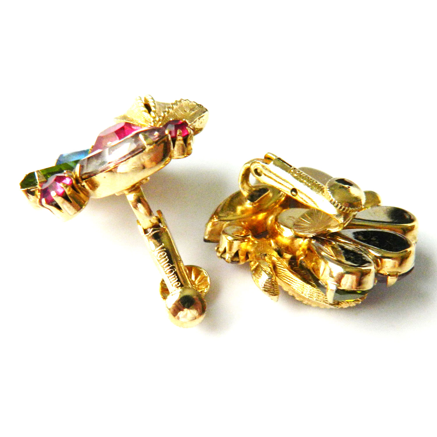 Vendome rhinestone brooch set