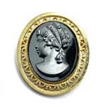 Vintage cameo brooch