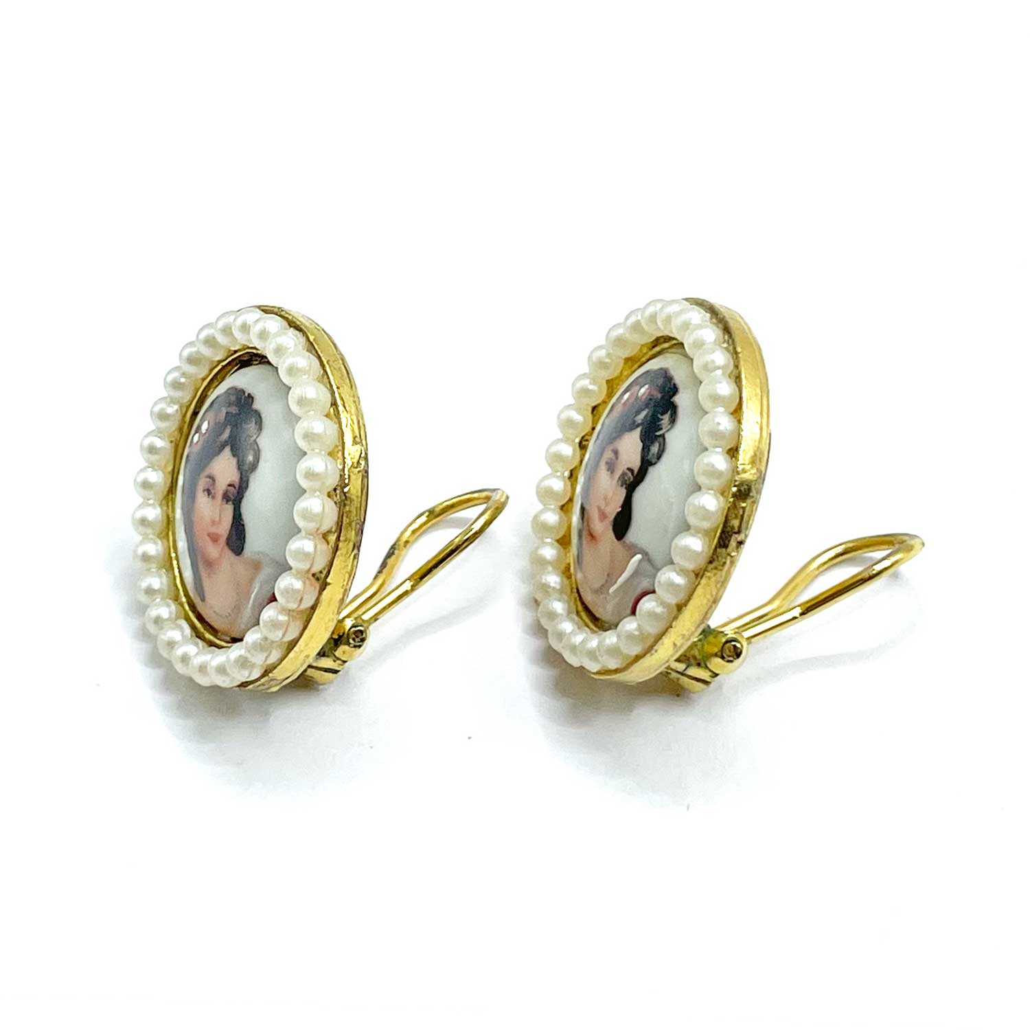 B.S.K. brooch and earring set