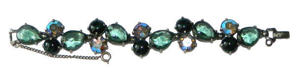 Schiaparelli rhinestone bracelet