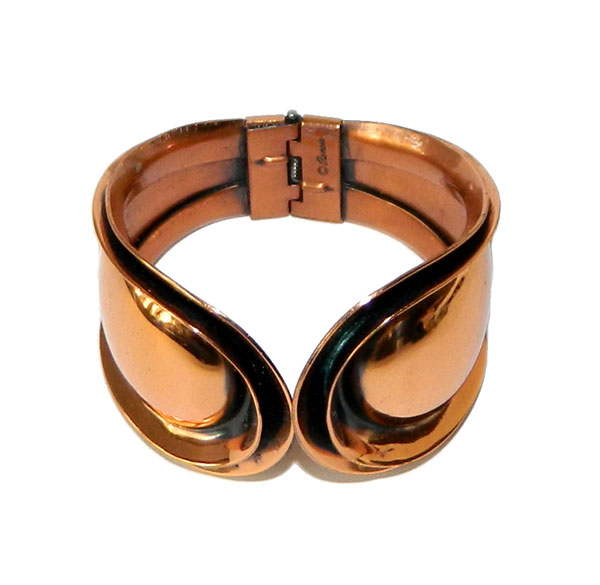 Renoir copper clamper bracelet