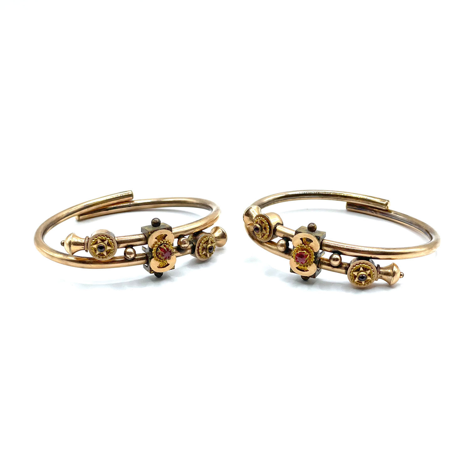 Victorian gold filled bangle bracelet