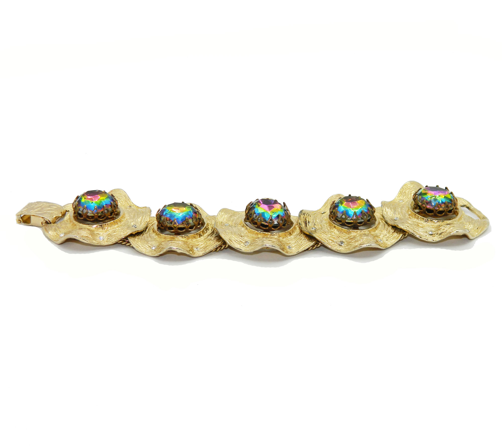 watermelon rhinestone bracelet