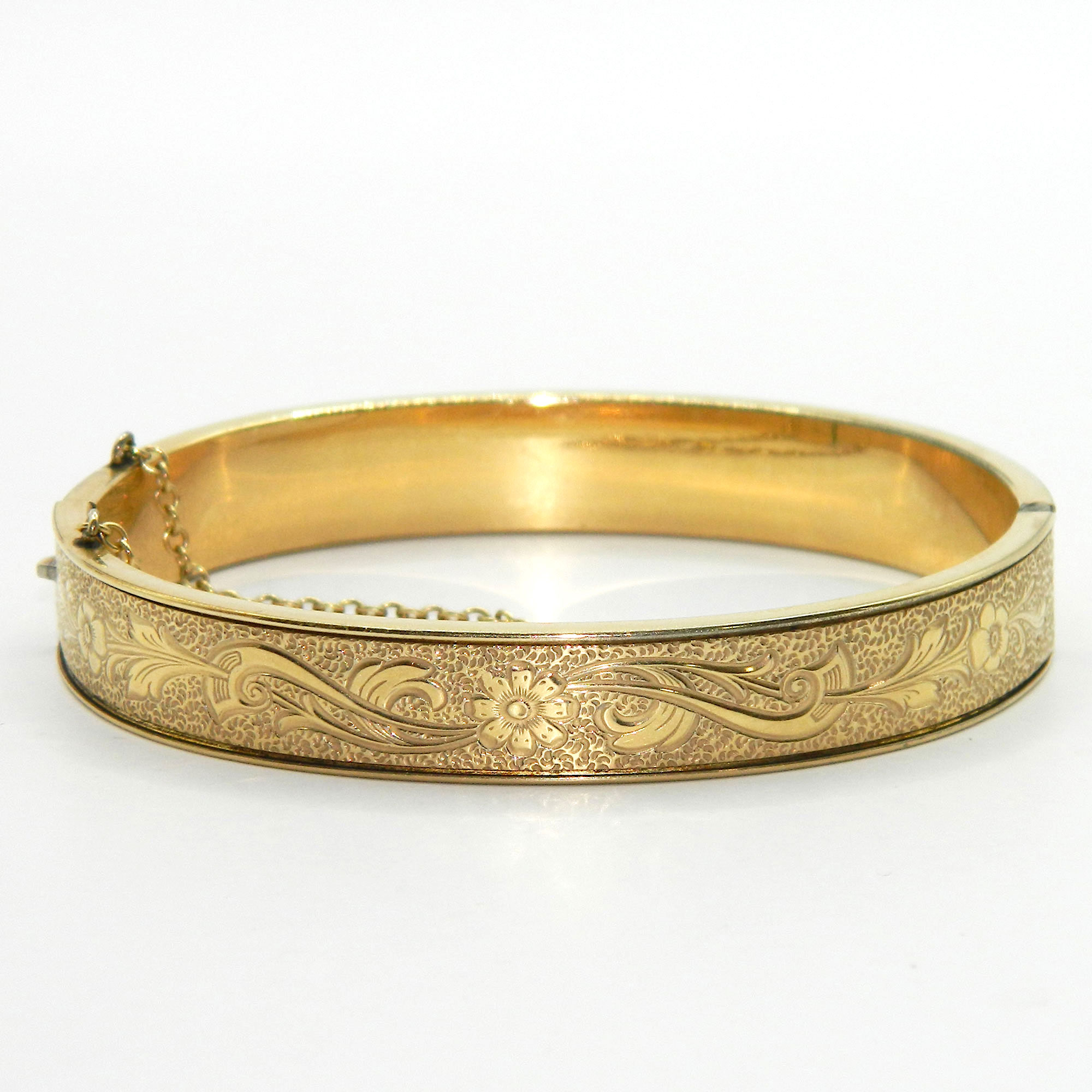 Krementz gold filled bangle bracelet