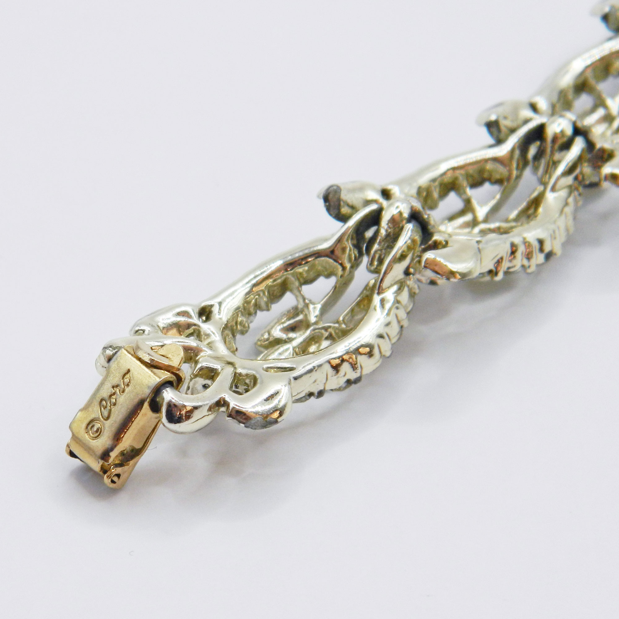 Coro rhinestone bracelet
