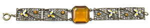 1920s enameled bracelet