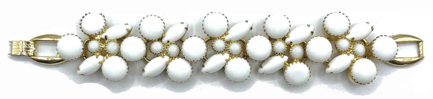 Juliana white rhinestone bracelet