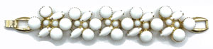 Juliana white cabochon bracelet