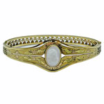 Antique gold filled bangle bracelet