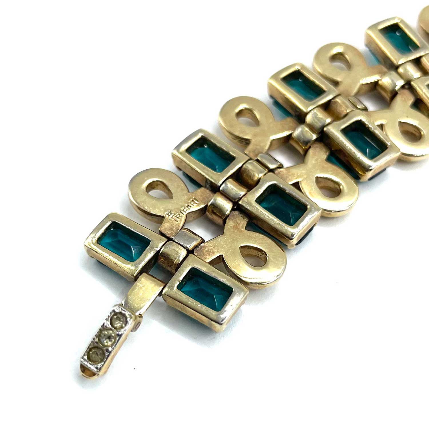1940s Trifari rhinestone bracelet