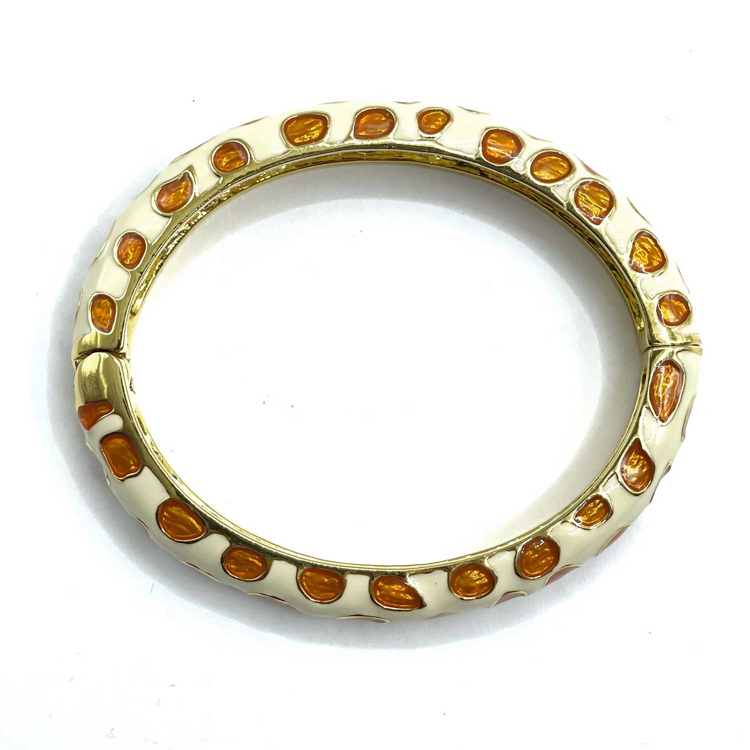 Kenneth J Lane enameled bangle bracelet