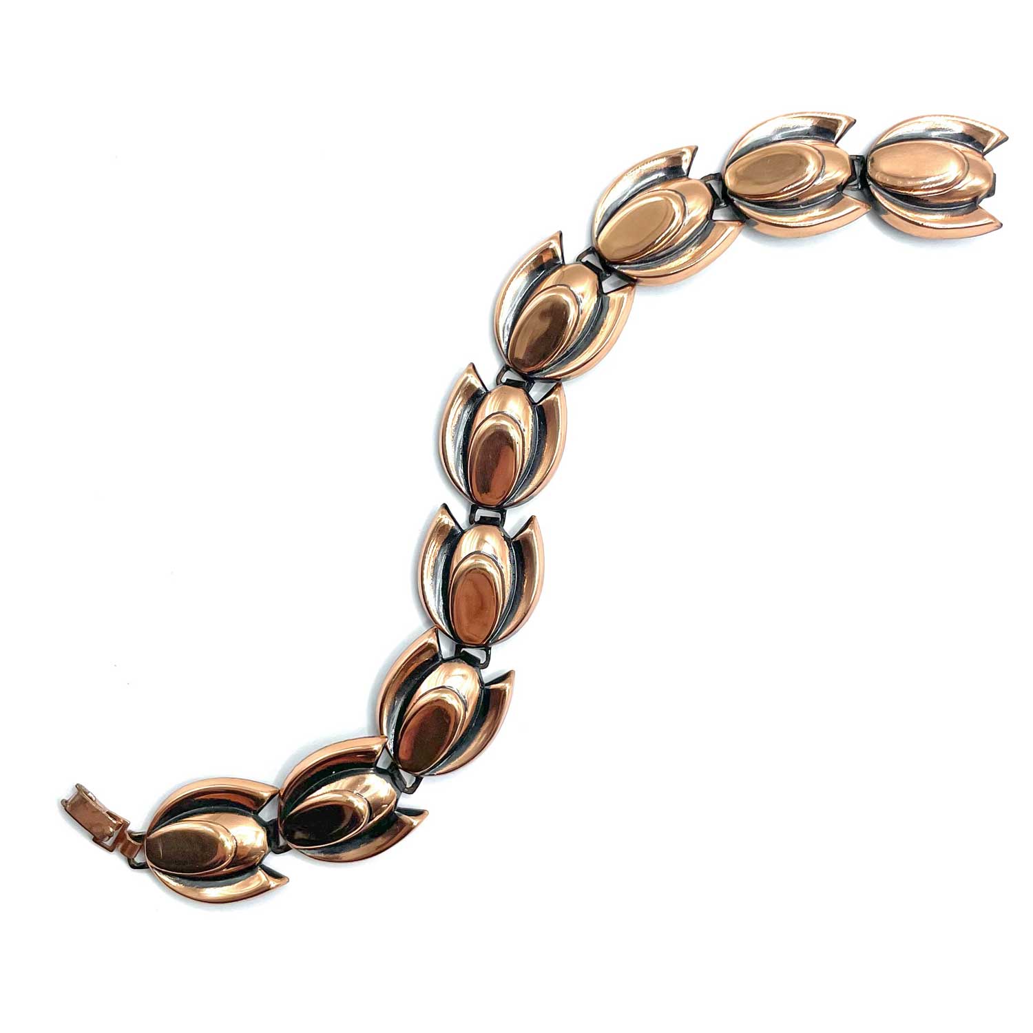 1950s copper link bracelet
