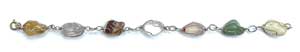 caged stone bracelet