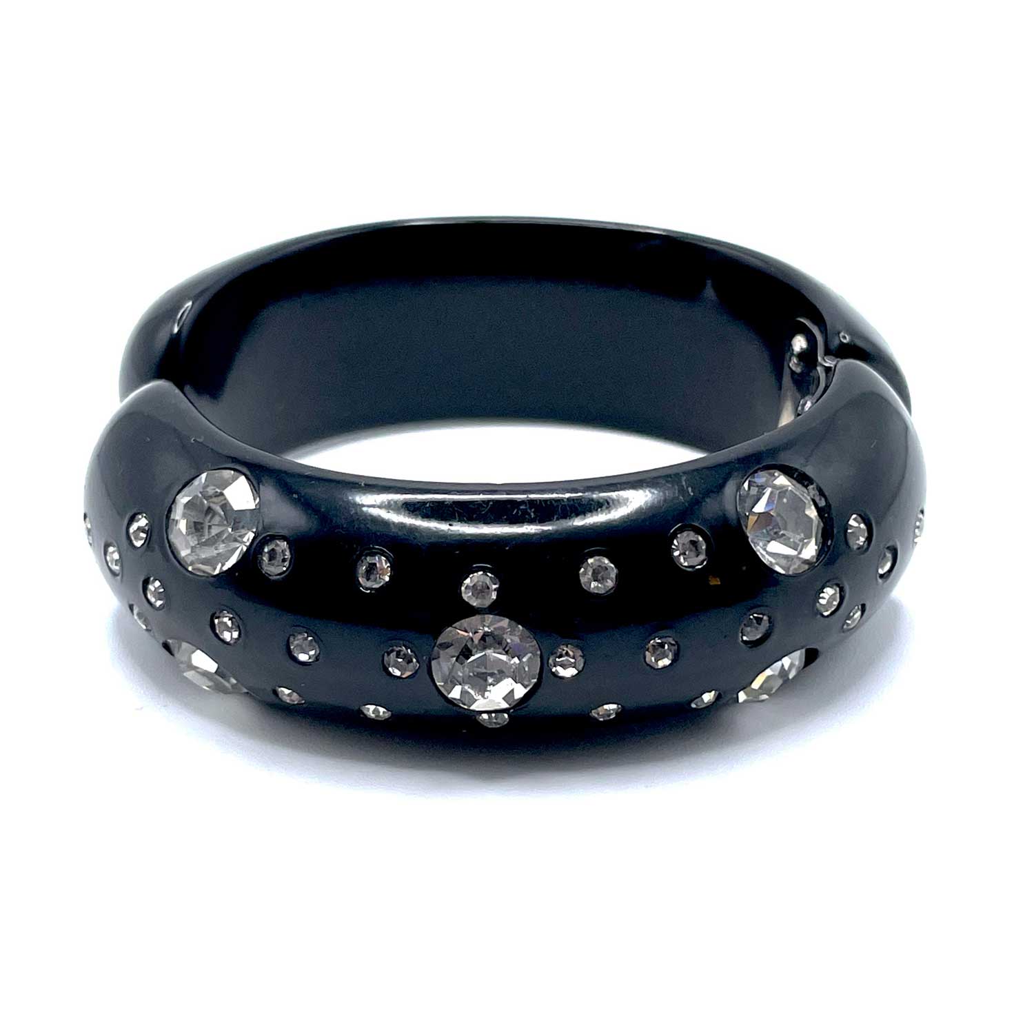 rhinestone clamper bracelet