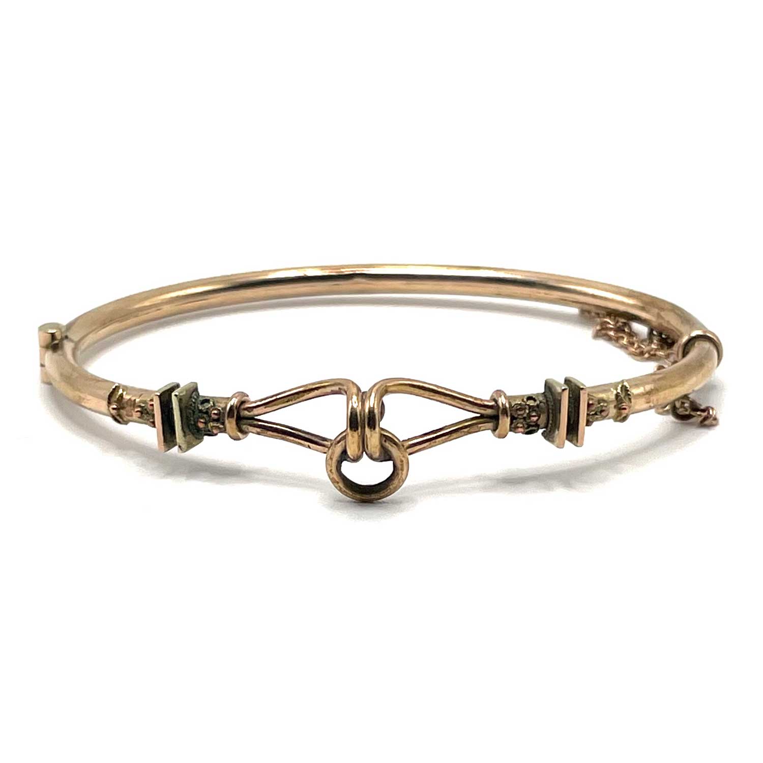Victorian gold filled bangle bracelet