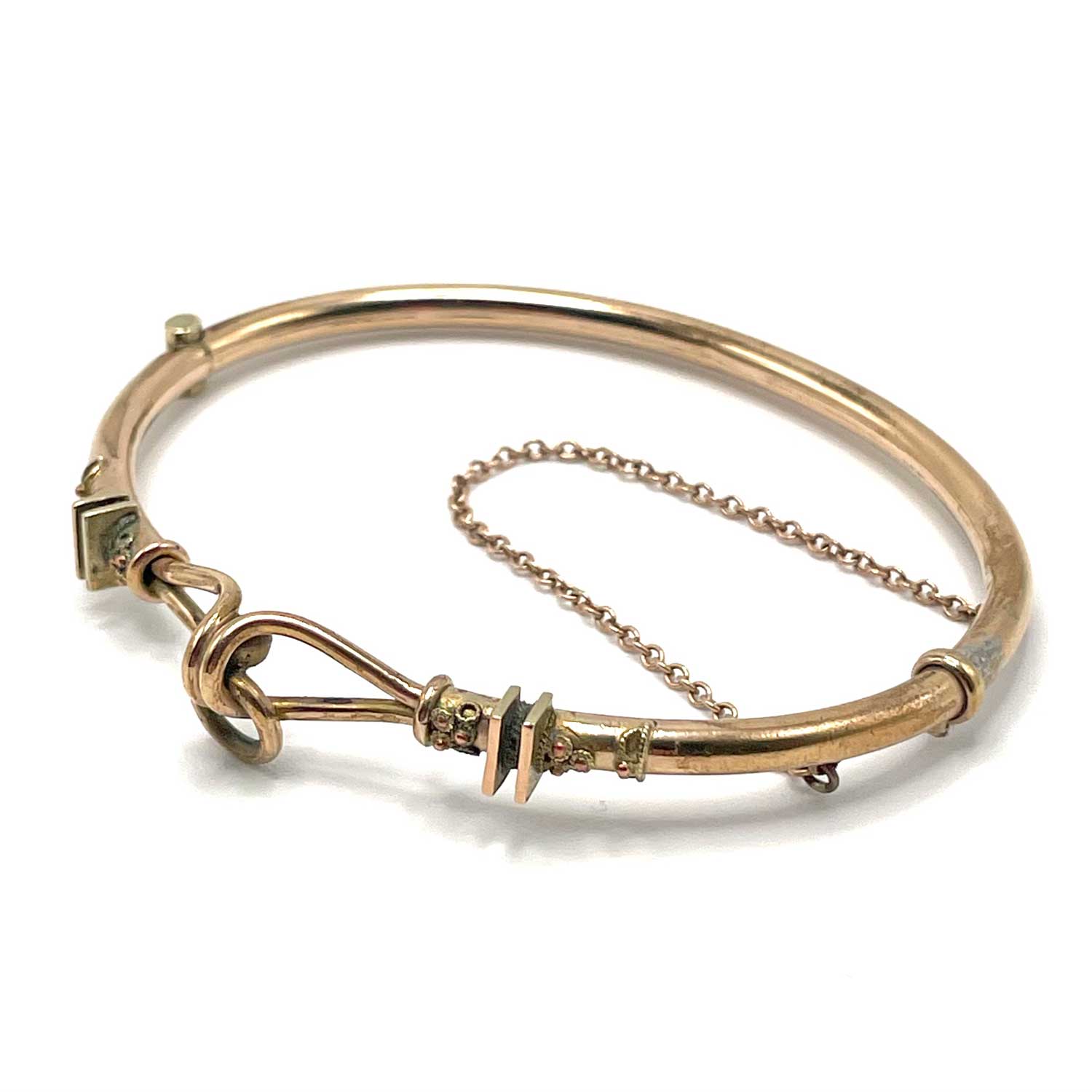 Victorian gold filled bangle bracelet