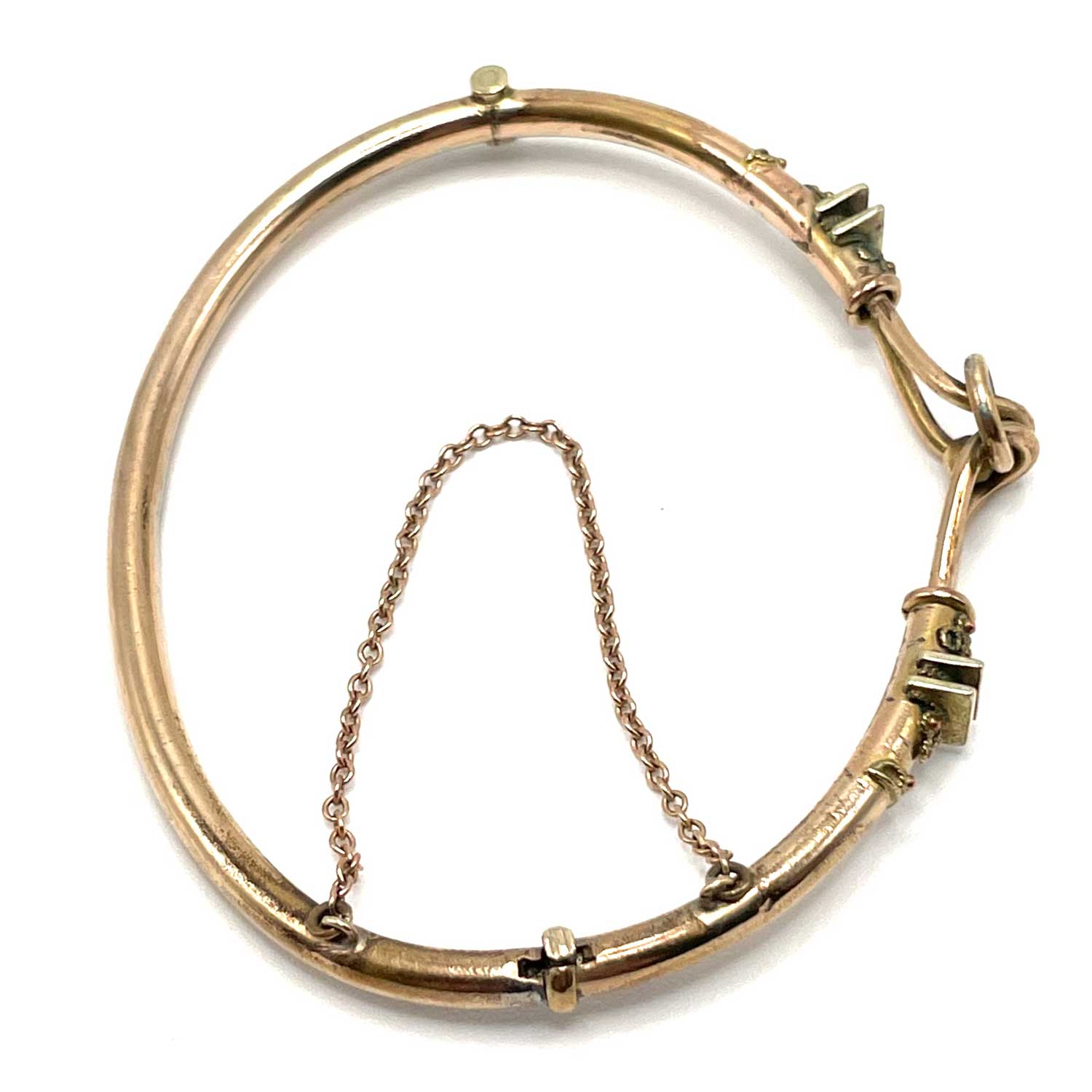 Victorian gold filled bangle bracelet