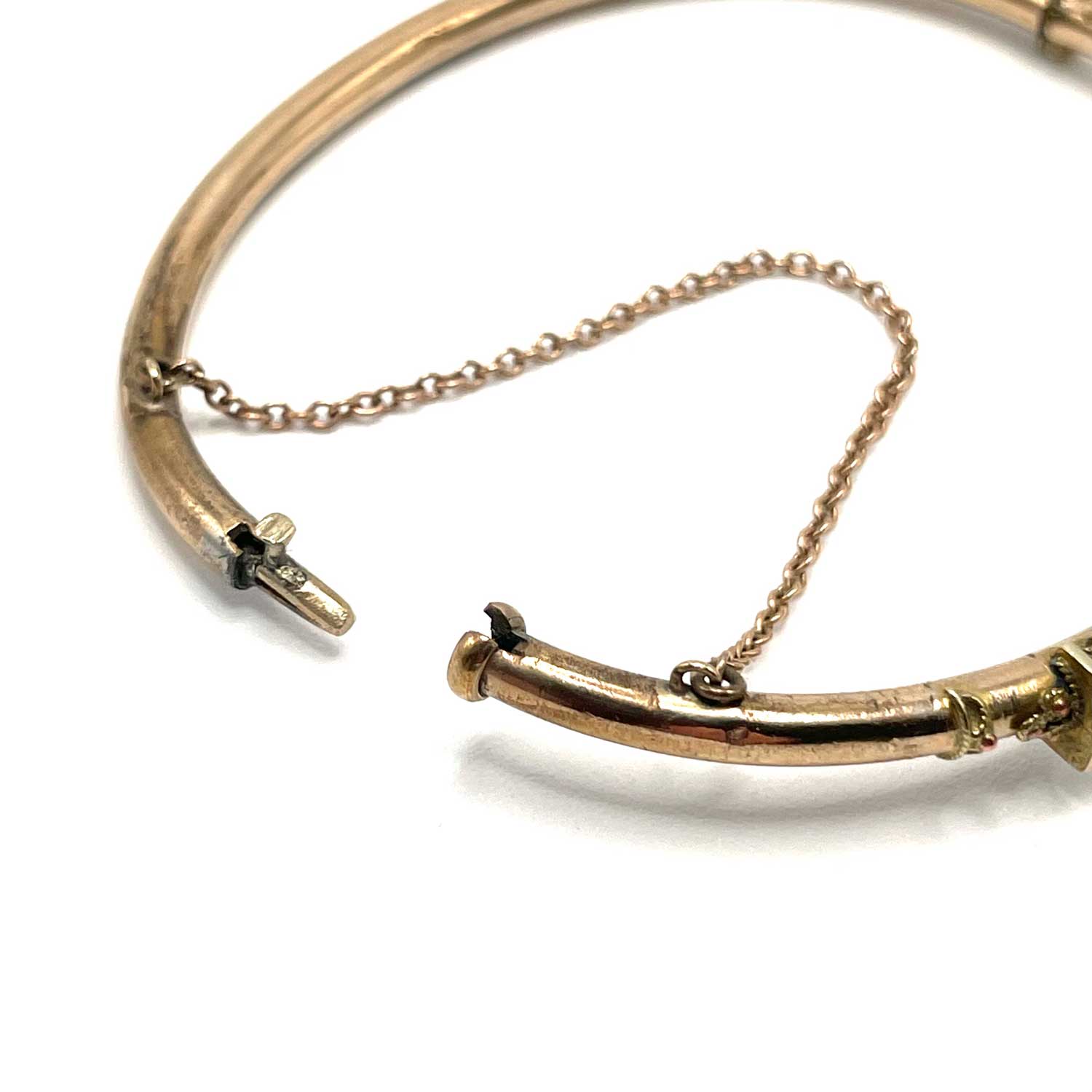 Victorian gold filled bangle bracelet