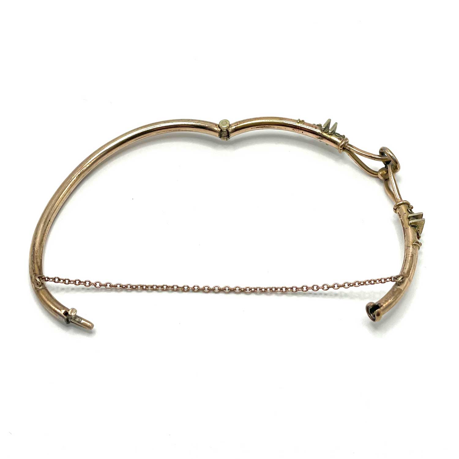 Victorian gold filled bangle bracelet