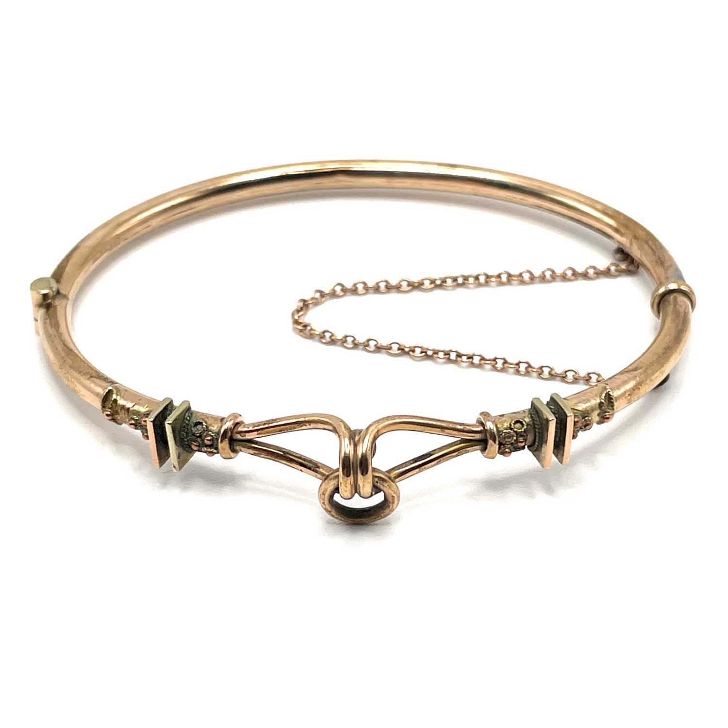Victorian gold filled bangle bracelet