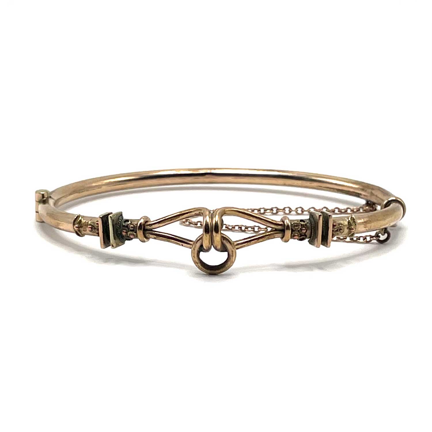 Victorian gold filled bangle bracelet