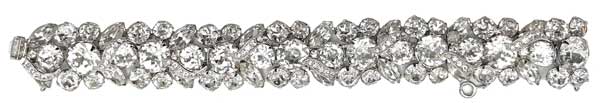 Eisenberg rhinestone bracelet