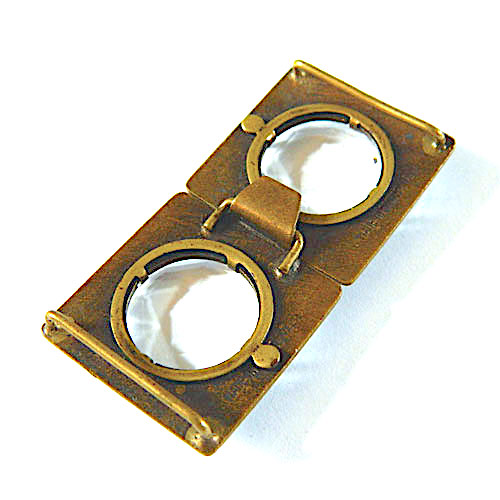 1930's enameled Czechoslovakian belt buckle