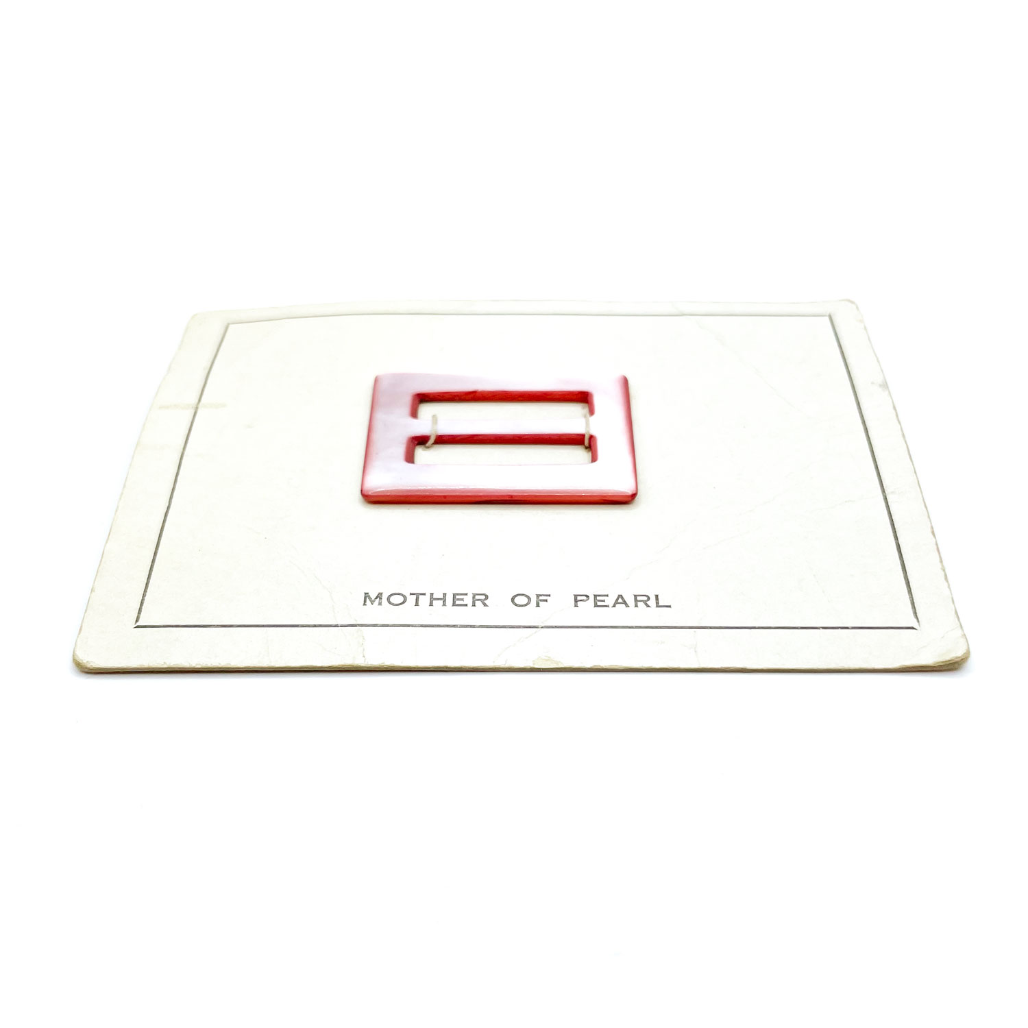 pink mother of pearl slide belt buckle