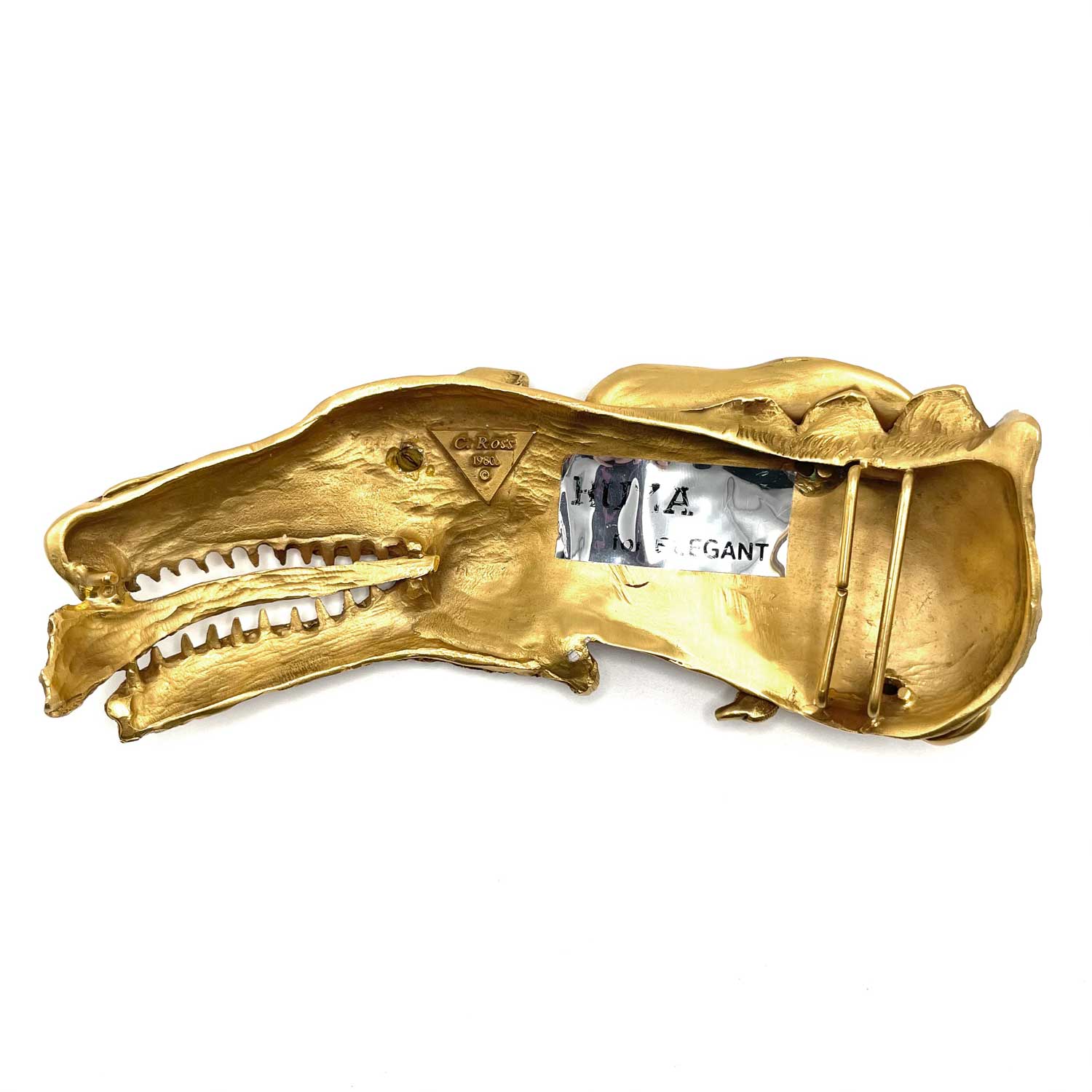 Chistopher Ross Dragon belt buckle