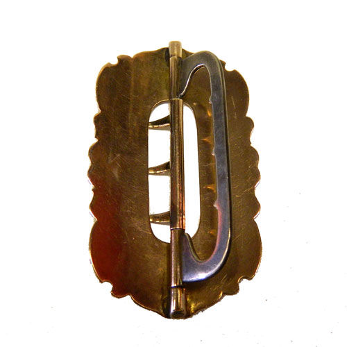 Antique Victorian filagree belt buckle