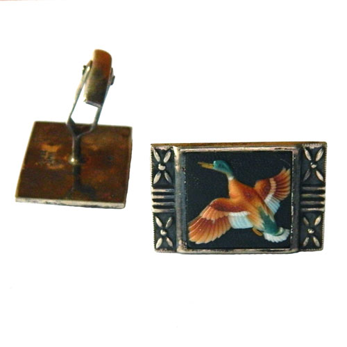 1950's Toshikane duck cuff links