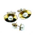 Pearl cufflinks